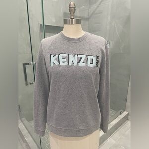 KENZO CREWNECK GRAY SWEATSHIRT SIZE XL